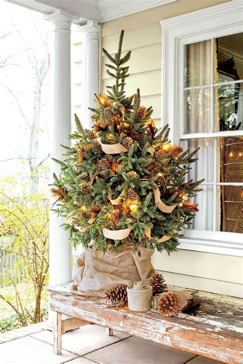 burlap garland for tree